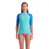 Arena W Arena Rash Vest S/S Graphic Γυναικείο Μαγιό, Μέγεθος: S