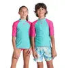 Arena Unisex Jr Arena Rash Vest S/S Kids' Swimsuit, Size: 6Y