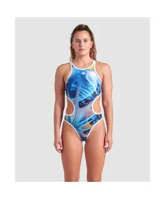 Arena One Print Swimsuit Tech Back Women's Swimsuit, Size: 34