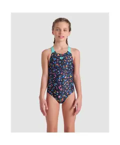 Arena Girl'S  Confetti Swimsuit Swim, Size: 6Y