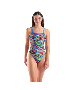 Arena W Iguanas S/Suit Challenge Bck Γυναικείο Μαγιό, Μέγεθος: 34