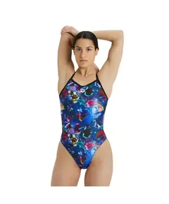 Arena Multicoloured Print Women's Swimsuit, Size: 30