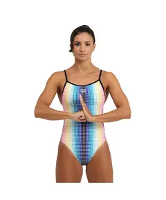 Arena Circle Stripe Swimsuit Γυναικείο Μαγιό Προπόνησης, Μέγεθος: 34