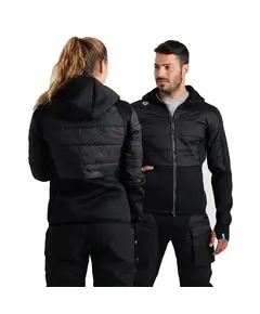 Arena Team Hooded F/Z Half-Quilted, Size: S
