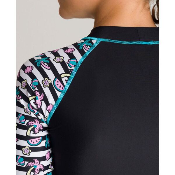 Short Sleeves Allover Rash Vest, Μέγεθος: 6Y, 5 image