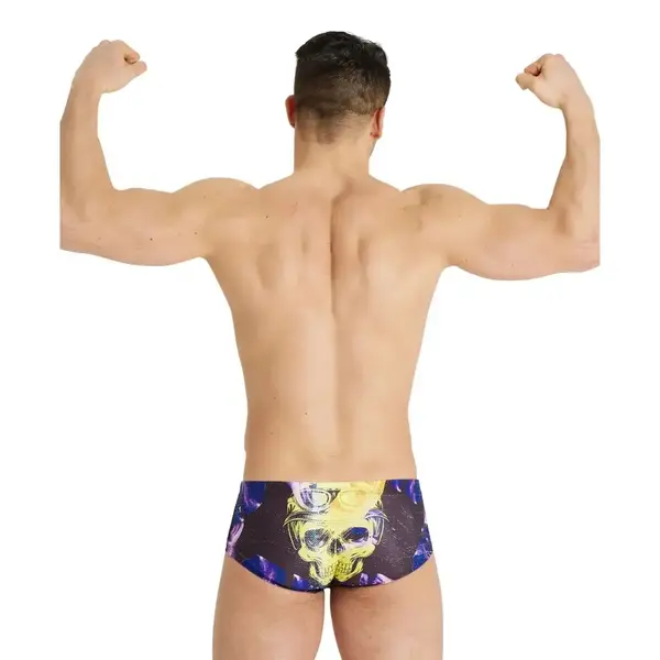 Arena Crazy Swim Low Waist Short Skull Men's Training Swimsuit, Size: 70, 5 image