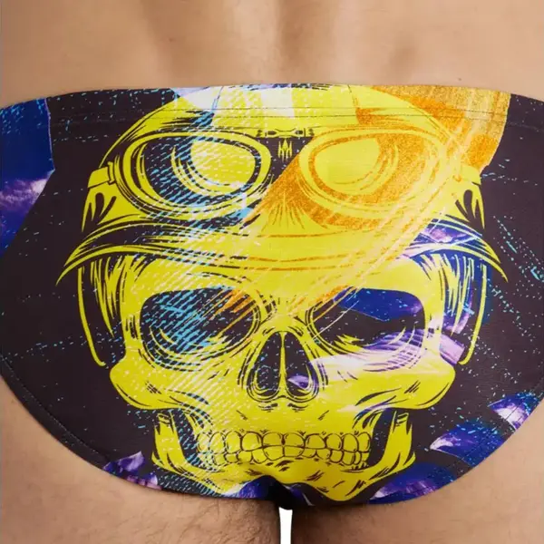 Arena Crazy Swim Brief Skull Print Aνδρικό Μαγιό Πισίνας, Μέγεθος: 70, 3 image
