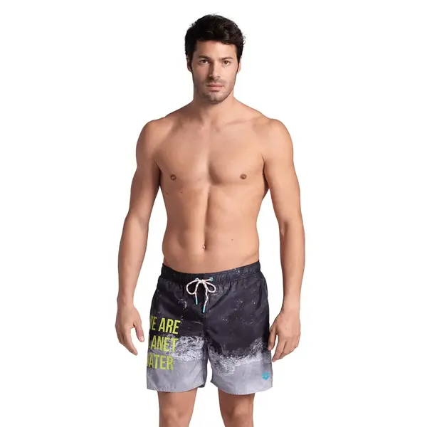 Arena Men'S Beach Boxer Placed Men's Swimsuit, Size: S
