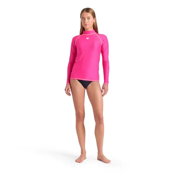 Arena W Arena Rash Vest L/S Graphic Γυναικείο Μαγιό, Μέγεθος: XS, 5 image