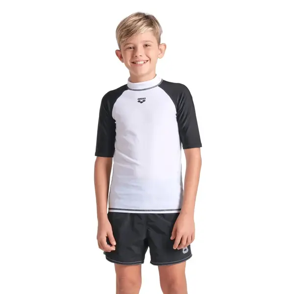 Arena Unisex Jr Arena Rash Vest S/S Kids' Swimsuit, Size: 6Y, 2 image