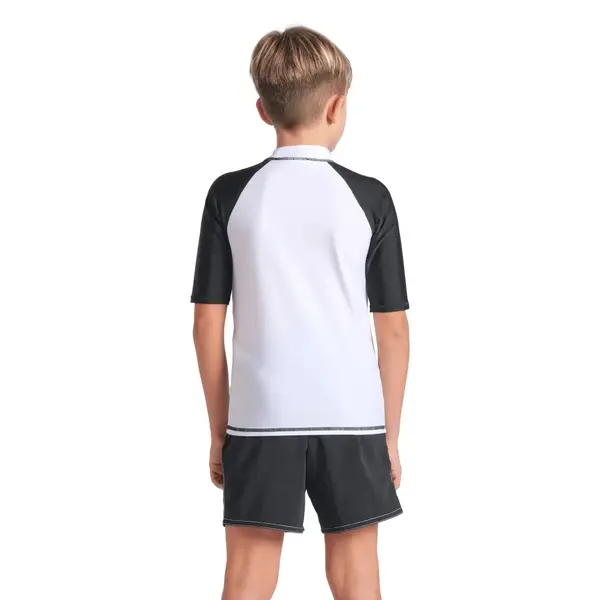 Arena Unisex Jr Arena Rash Vest S/S Kids' Swimsuit, Size: 6Y, 4 image