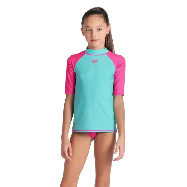 Arena Unisex Jr Arena Rash Vest S/S Kids' Swimsuit, Size: 6Y, 3 image