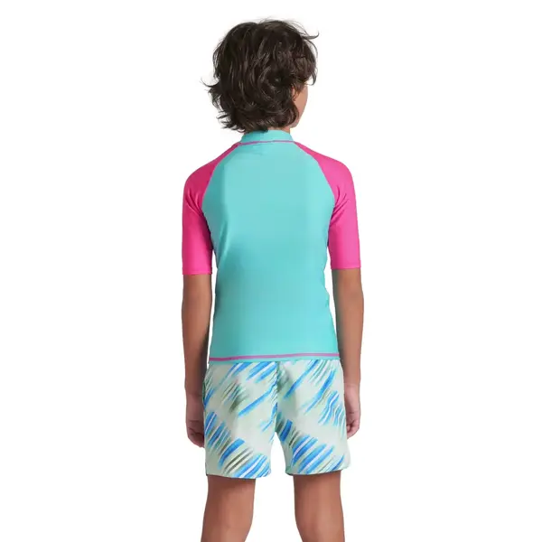 Arena Unisex Jr Arena Rash Vest S/S Kids' Swimsuit, Size: 6Y, 4 image