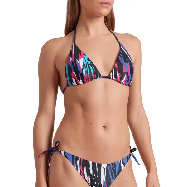 Arena Water Print Bikini Triangle Women's Swimsuit, Size: S, 3 image