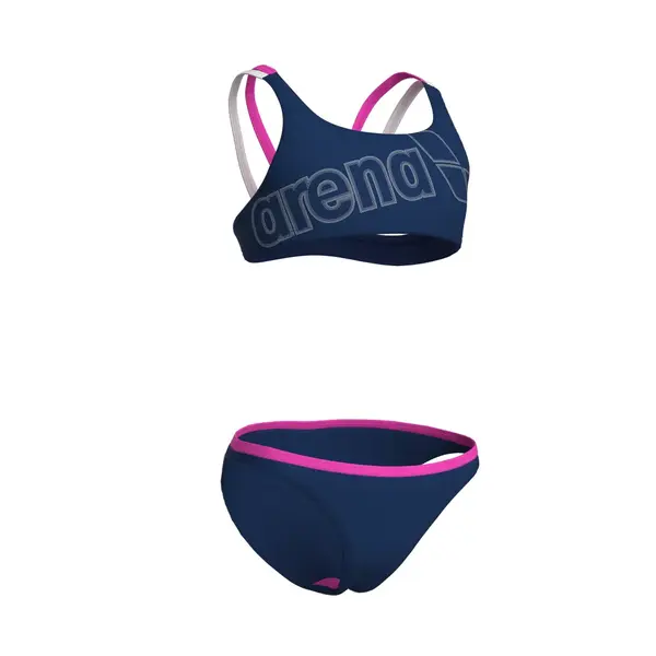 Arena Girl'S Logo Swimsuit Two Pcs Παιδικό Μαγιό, Μέγεθος: 6Y, 4 image