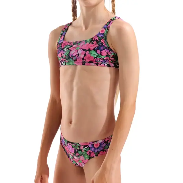 Arena Water Print Bikini Bralette Παιδικό Μαγιό, Μέγεθος: 6Y, 3 image