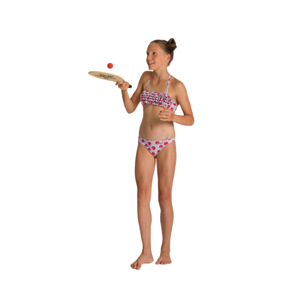 Tropical Summer Bandeau Rouche Bikini, Μέγεθος: 12