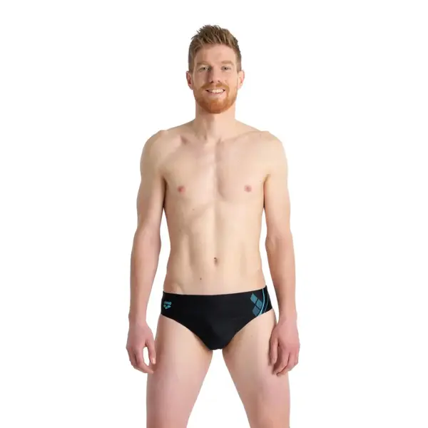 Arena Swim Briefs Graphic Men's Training Swimsuit, Size: 80